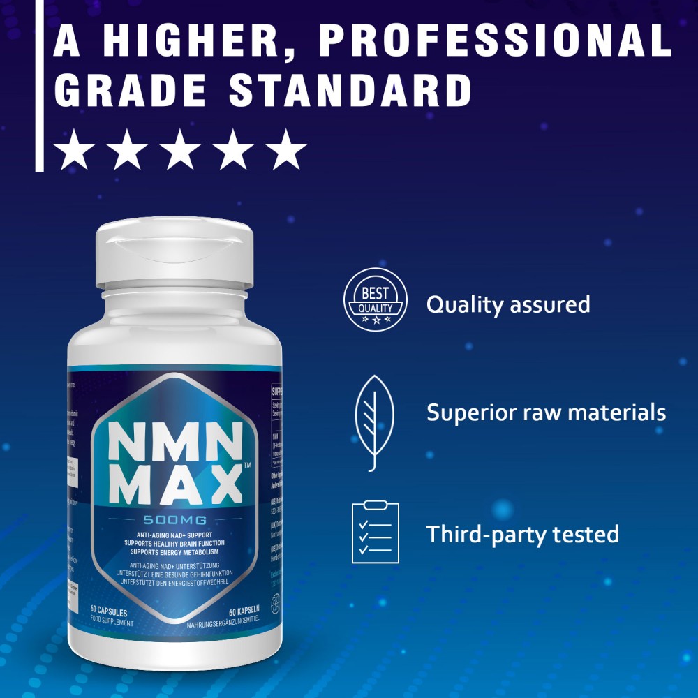 Buy Nmn Max Capsules With Maximum Strength Mg Capsules High Absorption Nicotinamide