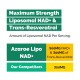 Azaroe Liposomal NAD+ & Trans-Resveratrol 800mg 60 Softgels