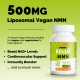 Azaroe Lipsomal Vegan NMN 500mg 60 Capsules, Vegan formula